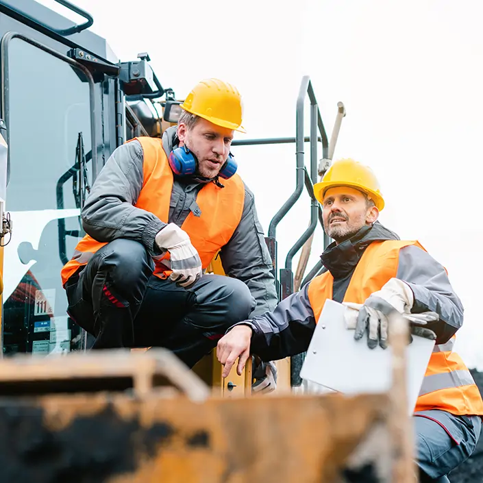 Miners working in ppe